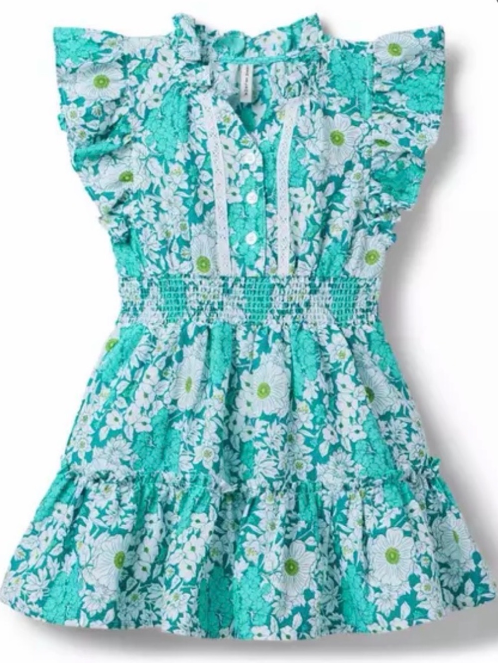 Janie and Jack Floral Ruffle Sundress